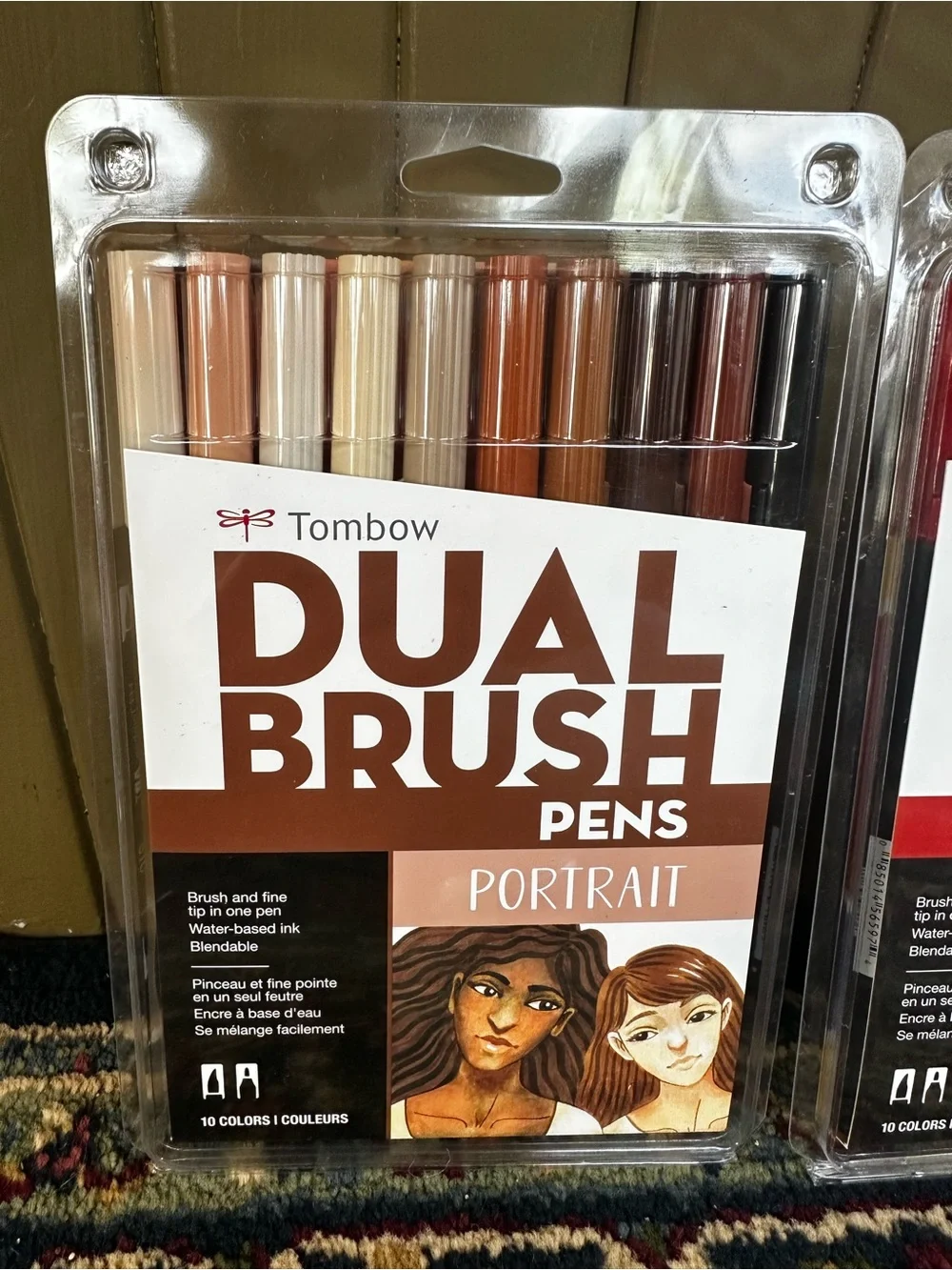 Tombow Dual Brush Pens Set - Primary & Portrait Colors NEW Back To School